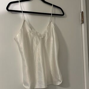 Lace Satin Top